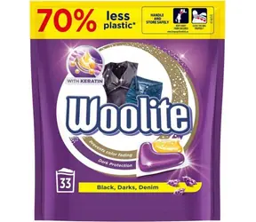 Woolite Keratin Darks - Denim - Schwarz 33 Kapseln / Gelkapseln