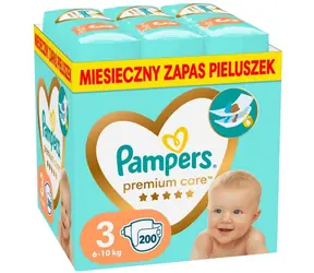 Pampers Premium Care 6-10kg (200 Stück) / Windeln / Größe 3 (6-10 kg)