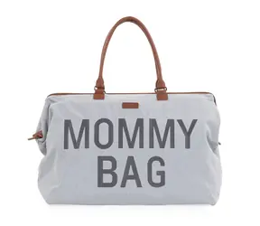 Childhome Wickeltasche Mommy Bag Canvas Grau / 55 x 30 x 40 cm