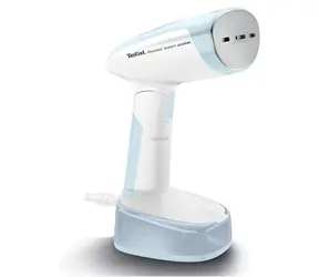 TEFAL DT3041E1 weiß-blau / Dampfglätter / 1300 W / 20 g/Min. / Aufheizzeit 15 Sekunden / 2,6 m