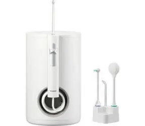 Panasonic EW1614W503 weiß / Elektrische Munddusche / Mundzentrum / 10 Programme / 3 Düsen in der Packung / 600 ml