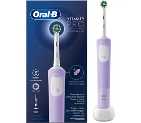 Oral-B Vitality Pro lila / Elektrische Zahnbürste / oszillierend / 3 Modi / Timer