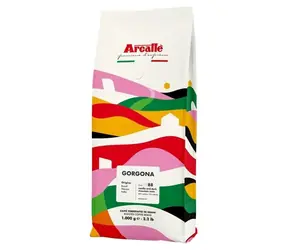 Arcaffe Gorgona 1 kg / Kaffeebohnen / 85 % Arabica & 18 % Robusta / Vakuumverpackt