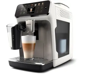 Philips Series 4400 LatteGo EP4443/70 weiß / Kaffeevollautomat / 230 W / 15 bar / 1,8 l / Behälter 275 g