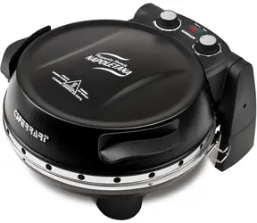 G3Ferrari G1003210 PLUS evo schwarz / Mini-Pizzaofen / 1200 W / Durchmesser 31 cm / einstellbarer Thermostat bis 400 °C