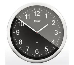 Mebus 19812 - Funkwanduhr / 25 cm / 1x AA