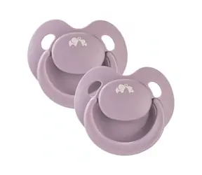 BEBECONFORT Silikon-Schnuller Physio Air Eco 2 Stück 6 Monate+ Rosa/Lavendel / ab 6 Monaten