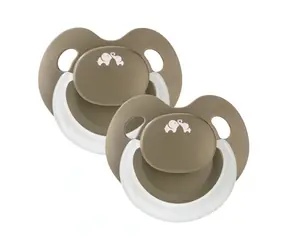 BEBECONFORT Physio Air Eco Silikon-Schnuller leuchtend 2 Stück 6 Monate+ Grün / ab 6 Monaten