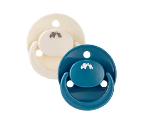 BEBECONFORT Silikon symmetrisch Eco 2Stk 6m+ Sand/Blau / ab 6 Monaten