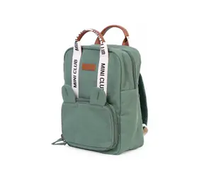 Childhome Kinderrucksack Mini Club Signature Grün / Maße: 32 x 23 x 10 cm
