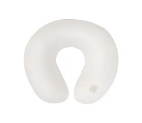 KikkaBoo Reisekissen aus Memory-Schaum Airknit White / ab 12 Monaten