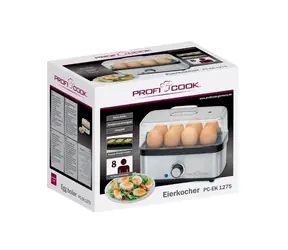 ProfiCook EK 1275 / Eierkocher / 400W / bis zu 8 Eier