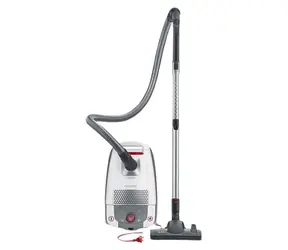 Severin BC 7047 weiß / Beutelstaubsauger / 850W / 4l / Radius 9 m 