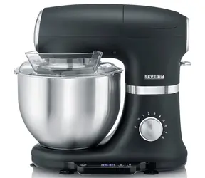 Severin KM 3898 schwarz / Küchenmaschine / 1000W / 5,5l / 8 Geschwindigkeiten