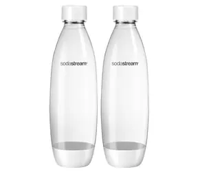 SodaStream Fuse 1l weiß 2 Stück / Flasche für SodaStream