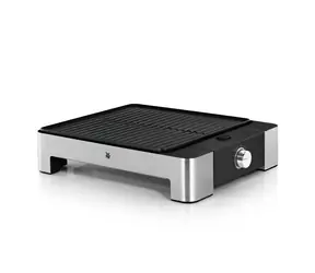 WMF Lono 04.1519.0011 silber / Tischgrill / 1250 W / Arbeitsfläche 27 x 27 cm