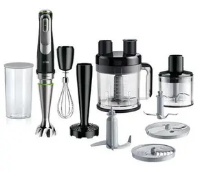 Braun MultiQuick 9 MQ 9187XLI silber / Stabmixer / 1200 W / 3 Geschwindigkeiten 