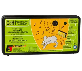 Format1 OdH1/s - Akustischer Mäusevertreiber & Mardervertreiber für Haus und Hütte / 100 m2