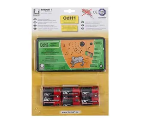 Format1 OdH1/t + Batterie - Leiser Mäuse-, Vogelscheuchen- und Zeckenvertreiber für Haus und Hütte / 100 m2