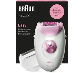 Braun SE3-031 Silk épil 3 rosa / Epilierer / 20 Pinzetten