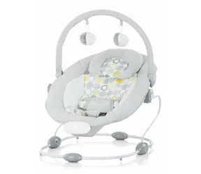 CHIPOLINO Babybett vibrierend Siesta Grey / von 0 - 6 Monaten / bis 9 kg