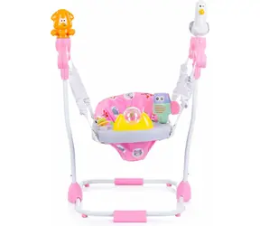 CHIPOLINO Kinderschaukel mit Spielzentrum Macarena rosa / ab 6 Monaten 
