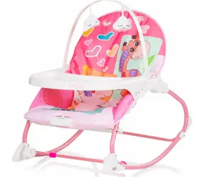 CHIPOLINO Kinderschaukelstuhl Enjoy - rosa / von 0 - 6 Monaten / bis 9 kg