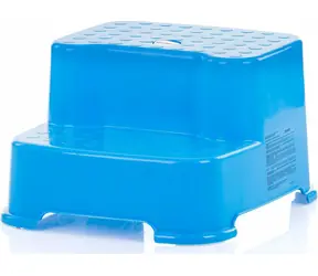 CHIPOLINO Kunststoff-Doppelstufe für Waschbecken und Toilette blau