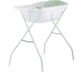 CHIPOLINO Badewanne mit Matte und Ständer Vela 87cm Mint