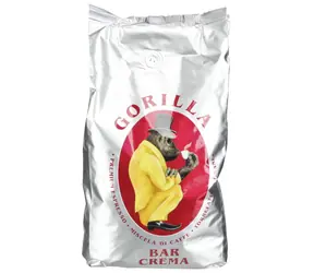 Joerges Espresso Gorilla Bar Crema 1 kg / Kaffeebohnen / 80 % Arabica, 20 % Robusta / Vakuumverpackung 
