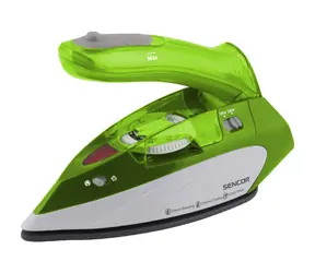 Sencor SSI 1050GR grün / Reisedampfbügeleisen / 1100 W / 75 ml / Doppelspannung 120 V und 240 V 