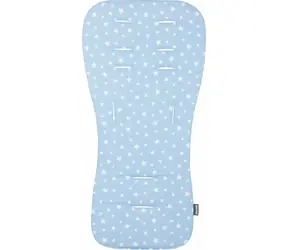CHIPOLINO Weiche Matte für den Kinderwagen Blaue Sterne