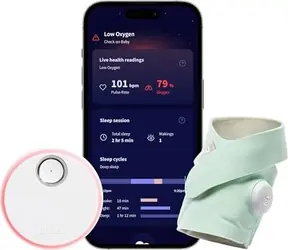 Owlet Dream Sock Mint / Intelligente Socke / Gesundheitsmonitor für ein Kind 