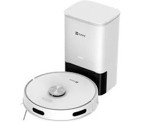 Ezviz RC3 PLUS weiß / Roboterstaubsauger + Basis / Abfallbehälter 550 ml + 4 l / 2600 mAh / 2700 Pa / Controller