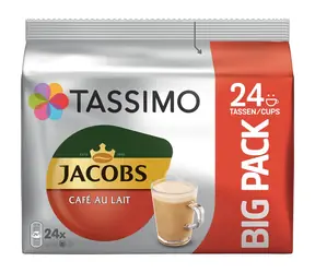 Jacobs CAFE au lait Tassimo 24 Stück