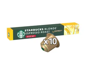 Starbucks Decaf Blonde Espresso Roast Nespresso 10 Stück / Kapselkaffee 