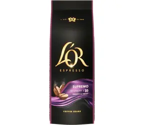 L'OR Espresso Supermo 500 g / Kaffeebohnen / Mischung aus Arabica und Robusta 