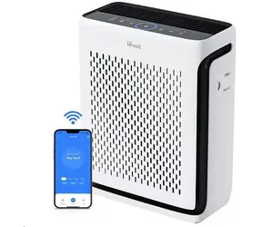 Levoit VITAL 100S PRO SMART / intelligenter Luftreiniger / 243 m3 / 32 W / bis zu 52 dB 