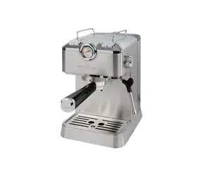 ProfiCook ES-KA 1267 Espresso 2in1 / Hebelkaffeemaschine / 1100 W / 1,5 l / 20 bar / Schaumdüse 