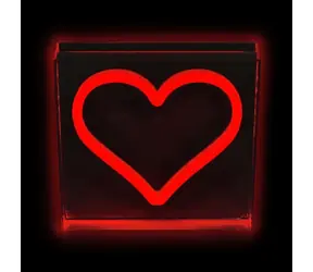 2Kids Toys LED NEON LICHT Lampe Herz rot