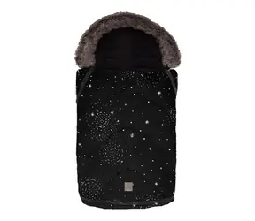 KikkaBoo Winterfußsack Trendy Galaxy Schwarz
