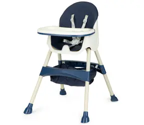 ECOTOYS 2-in-1 Hochstuhl blau / ab 6 Monaten