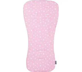 CHIPOLINO Weiche Kinderwagenmatte Rosa Sterne