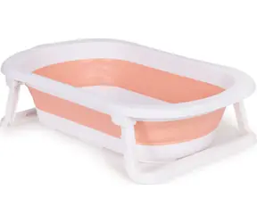 ECOTOYS Faltbare Badewanne, rosa