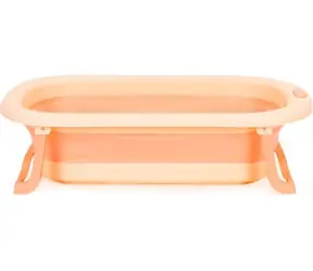 ECOTOYS Faltbare Badewanne, rosa