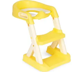 ECOTOYS Toilettensitz mit Leiter - gelb