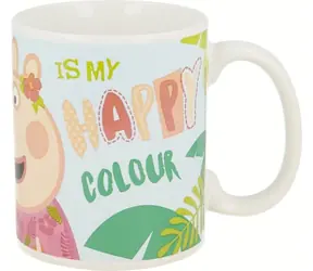 STOR Keramiktasse 325 ml Peppa Pig Flamingo