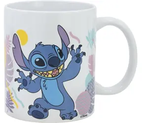 STOR Keramikbecher 325 ml Stitch Hawaii