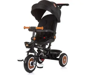 CHIPOLINO Dreirad mit Verdeck Marathon 2in1 Obsidian