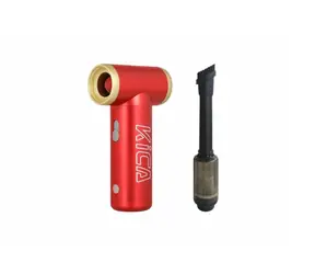 KiCA Jet Fan 2 Ventilator + Staubsaugeraufsatz rot / Akku-Ventilator & Staubsauger / 1100 mAh / USB-C